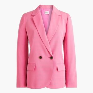 J. Crew twill double breasted blazer EUC